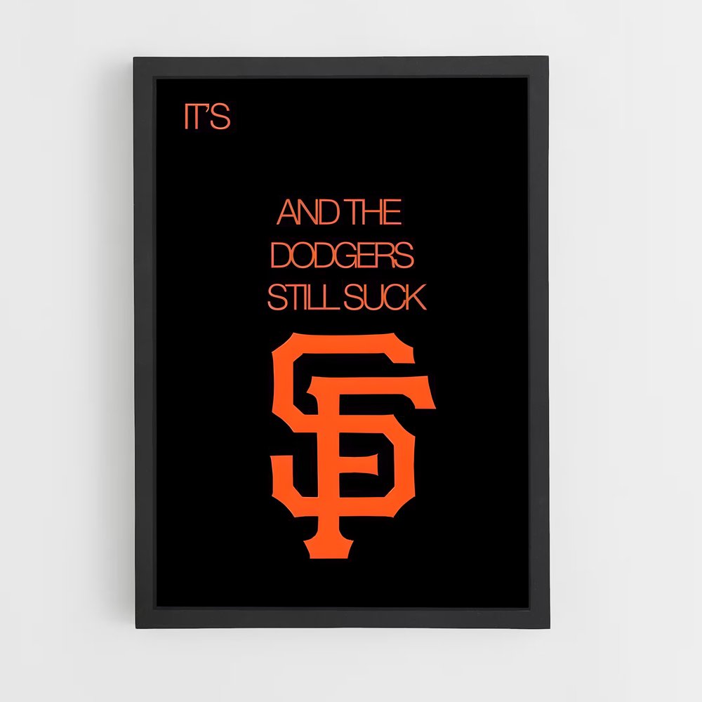 Poster Giants à San Francisco – affiche Baseball (vue 2)
